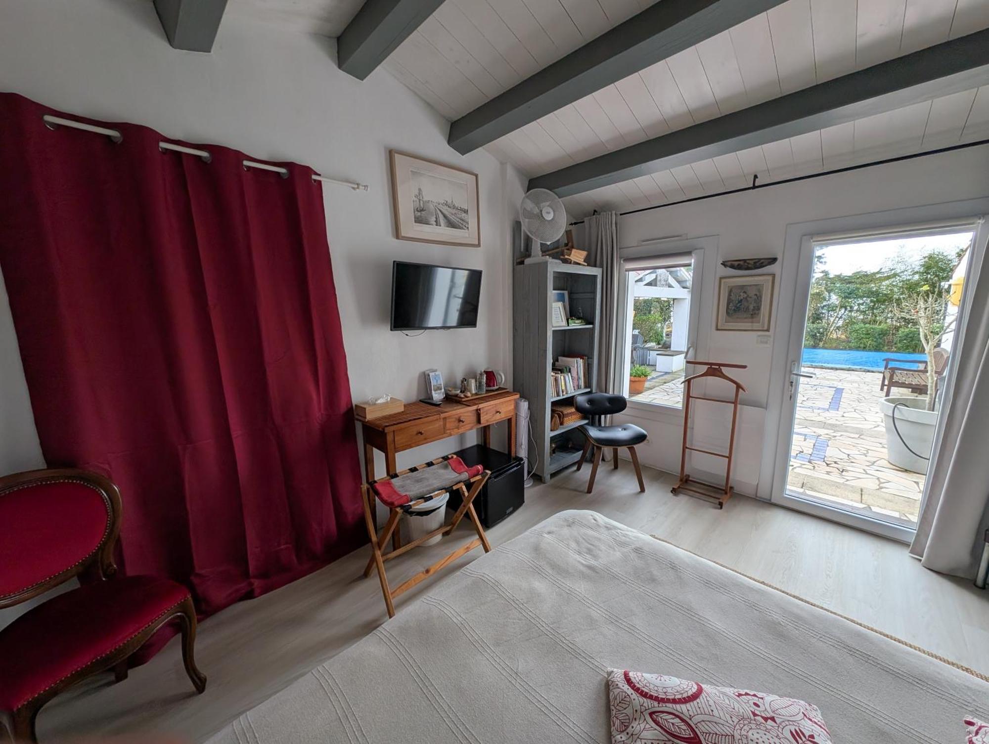 נוארמוטייה-אן-ליל Les Yeux Bleus Bed & Breakfast מראה חיצוני תמונה