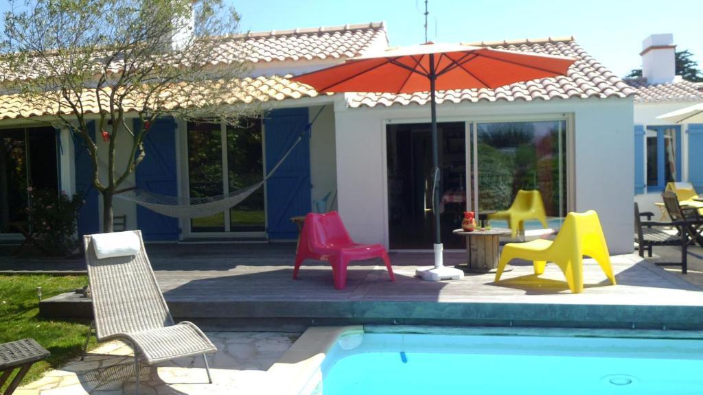 נוארמוטייה-אן-ליל Les Yeux Bleus Bed & Breakfast מראה חיצוני תמונה