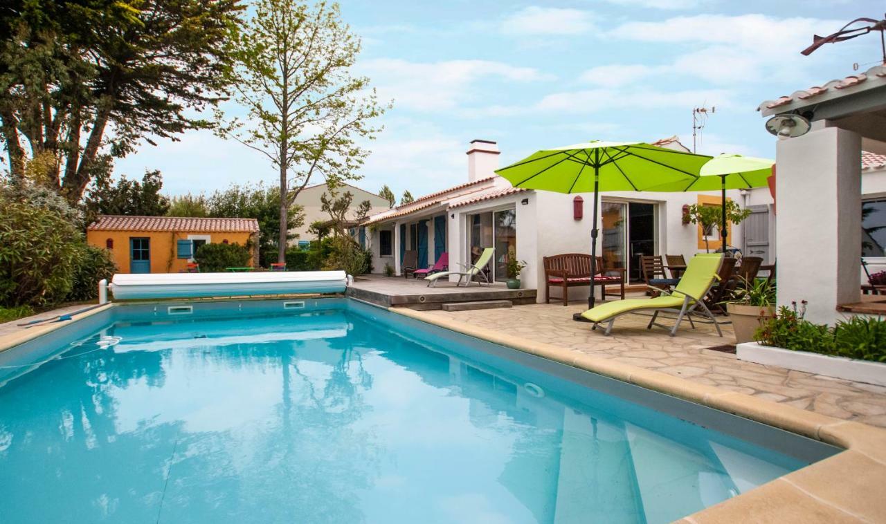נוארמוטייה-אן-ליל Les Yeux Bleus Bed & Breakfast מראה חיצוני תמונה